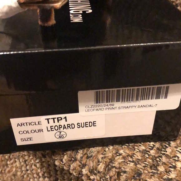 Leaopard heels from PLT. *never worn* - Picture 4 of 4